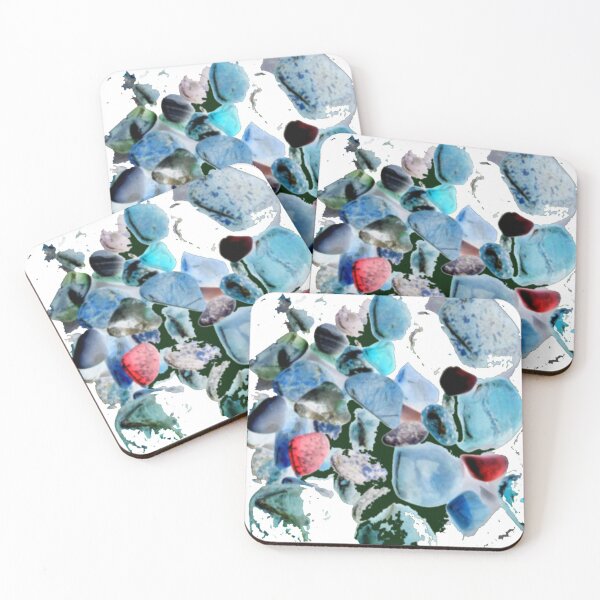 Item preview, Blue Rocks a touch of Digital Nature designed and sold by qlajt.