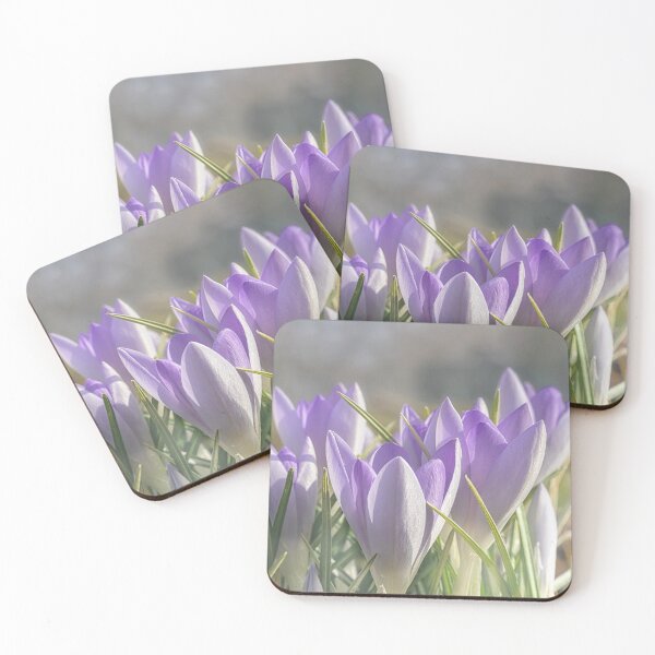 Item preview, Soft purple crocuses designed and sold by gelibolu.