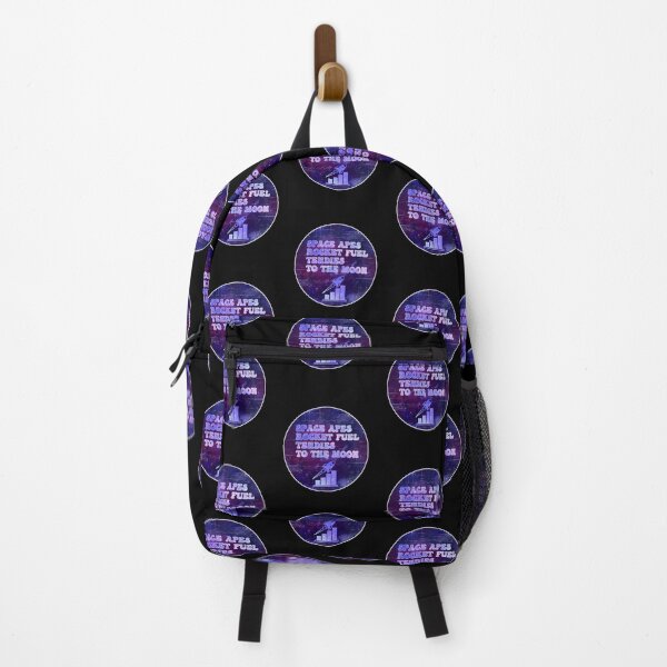 Item preview, Space Apes Rocket Fuel Tendies To the Moon | Groovy Retro Vibes in Purple Galaxy designed and sold by Rabbitti.