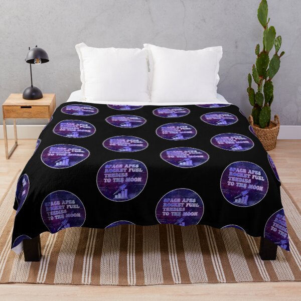 Item preview, Space Apes Rocket Fuel Tendies To the Moon | Groovy Retro Vibes in Purple Galaxy designed and sold by Rabbitti.