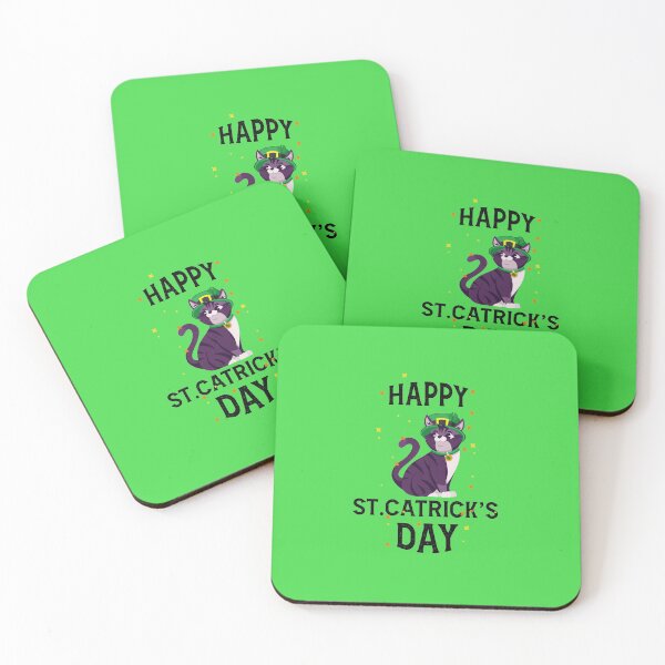 Item preview, Funny Happy St Catrick's Day / cat loves patrick's day / funny gift ideas for Patrick's Day Lovers designed and sold by biigshow.
