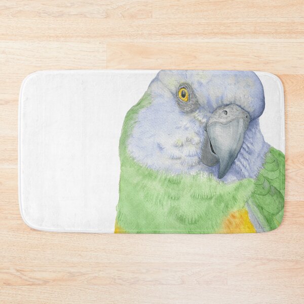 Item preview, watercolor senegal parrot portrait - parrot painting designed and sold by L'Atelier Oranjade.