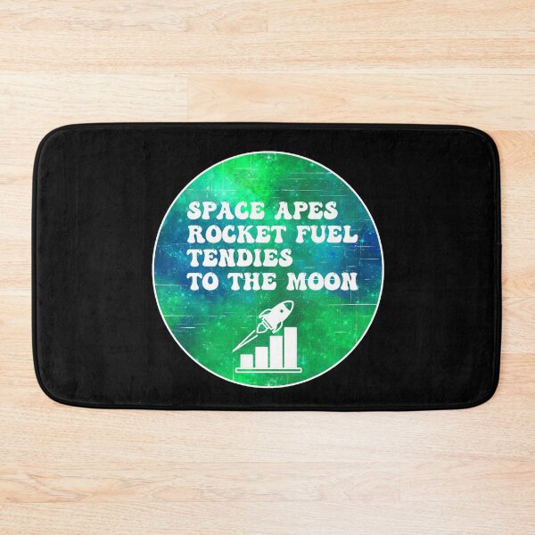 Item preview, Space Apes Rocket Fuel Tendies To the Moon | Groovy Retro Vibes in Aurora designed and sold by Rabbitti.