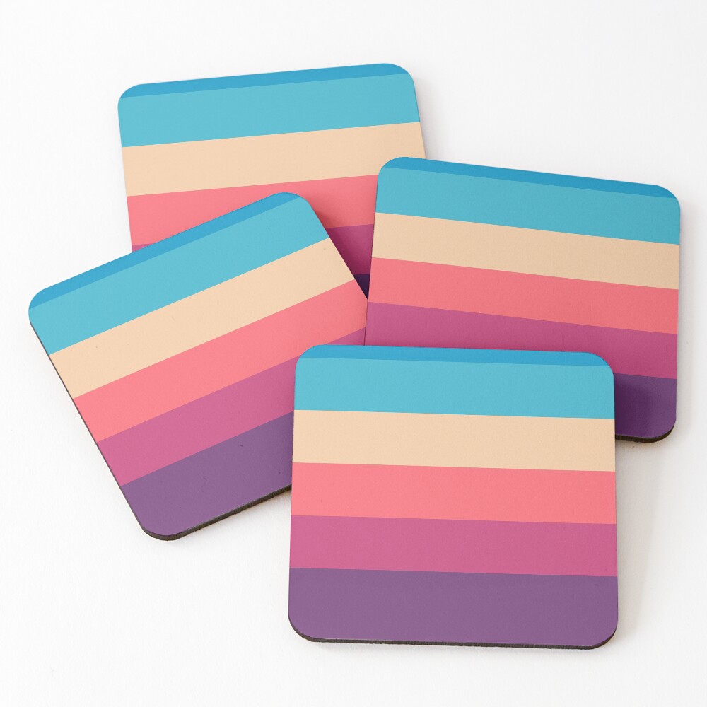 Item preview, Coasters (Set of 4) designed and sold by MoonsmileProd.