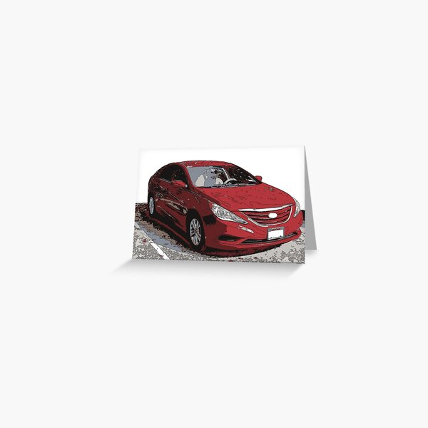 Item preview, Traced Red Car designed and sold by LombardiDesign.