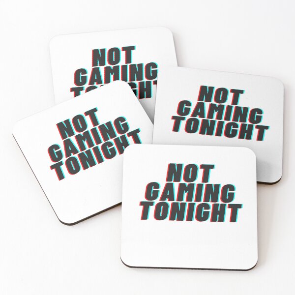 Item preview, Not gaming tonight designed and sold by chill-a-lot.