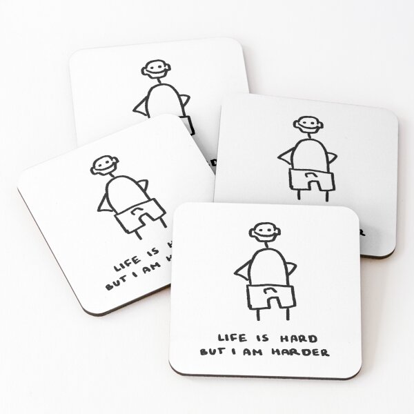 Item preview, Life Is Hard, But I Am Harder designed and sold by 4naans.