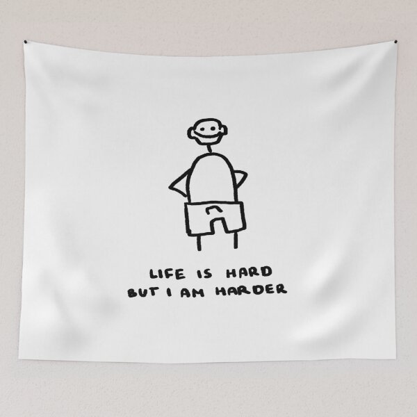 Item preview, Life Is Hard, But I Am Harder designed and sold by 4naans.