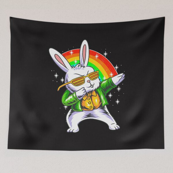 Item preview, St Patricks Day Dabbing Leprechaun Bunny Boys Kids Men Gifts designed and sold by NajoFashions.