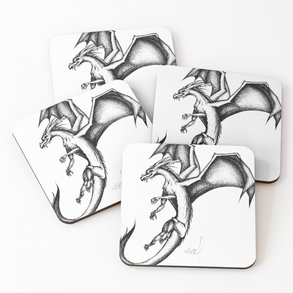 Item preview, Fantasy Dragon Original Art designed and sold by EmilyTArtDesign.