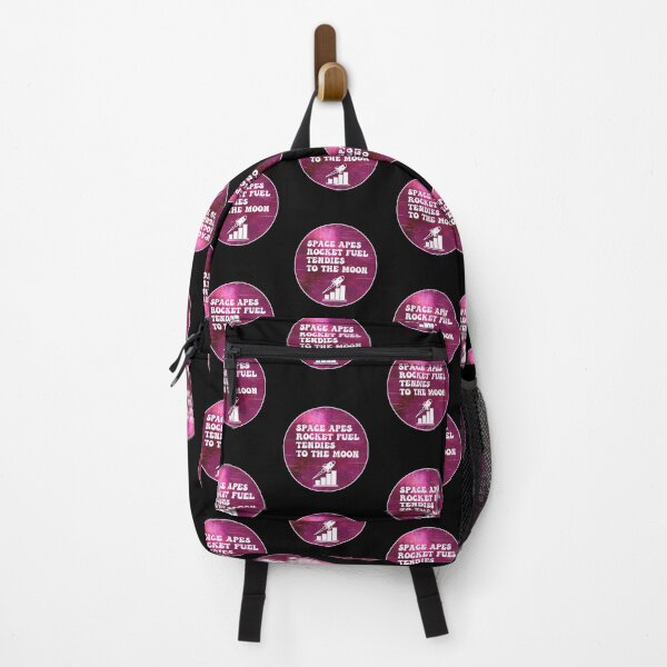 Item preview, Space Apes Rocket Fuel Tendies To the Moon | Groovy Retro Vibes in Fuschia designed and sold by Rabbitti.