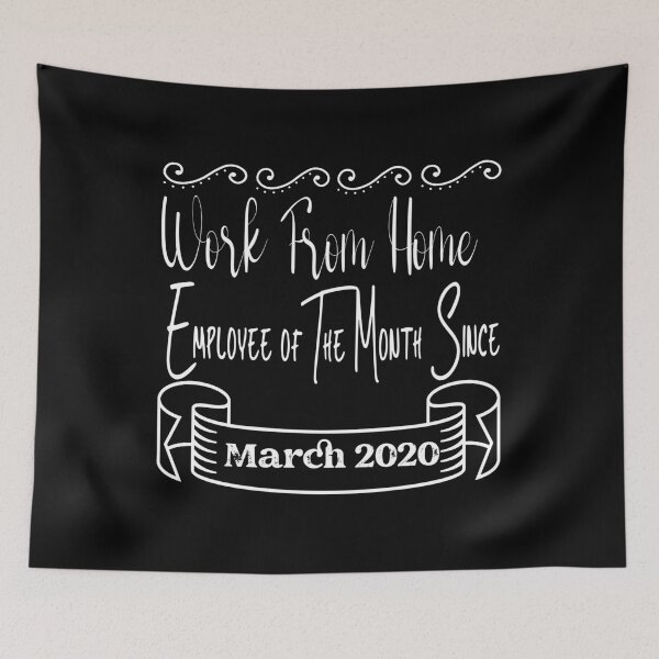 Item preview, Work From Home Employee of The Month Since March 2020 Gifts T-Shirt/ Hoodie/ Sweatshirt/ Work At Home 2020/ Online Work jobs/ Self Employed Shirt designed and sold by piskwi.