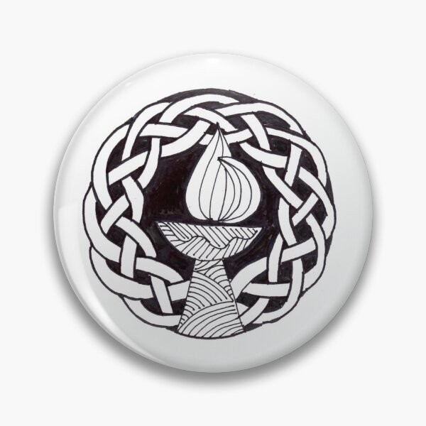 Item preview, Flaming Chalice - Celtic Knot designed and sold by revcyn.