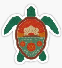Honolulu-Schildkröte Sticker