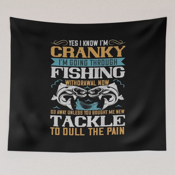 Item preview, I'm Going Through Fishing Withdrawal - Angler Gift Funny Fishing Fishermann Quote designed and sold by dm4design.