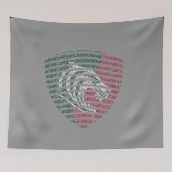 Item preview, Leicester English Rugby Union Gift Tigers Fan Word Art Logo designed and sold by ScrumAllYeFaith.