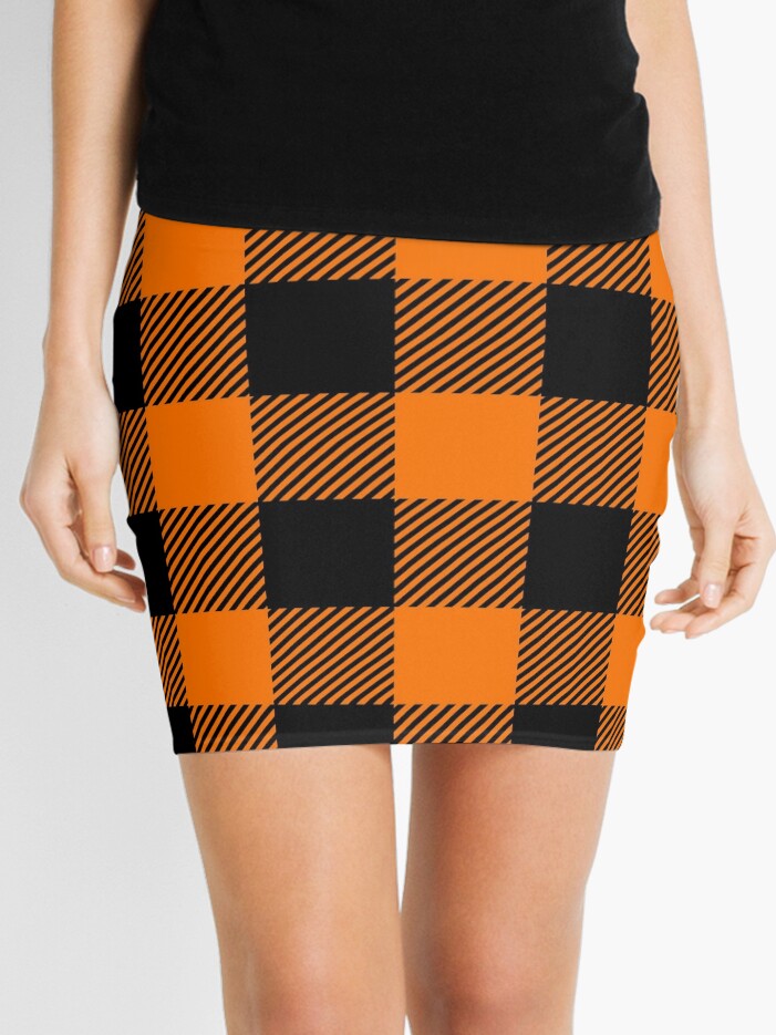 Plaid mini cheap skirt halloween