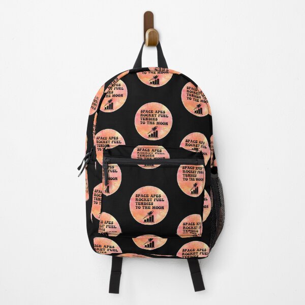 Item preview, Space Apes Rocket Fuel Tendies To the Moon | Groovy Retro Vibes in Orange designed and sold by Rabbitti.