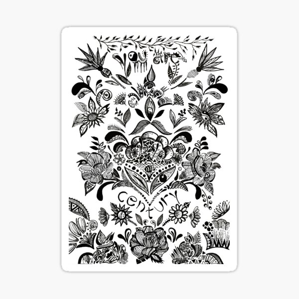 You are ahead by a century Sticker