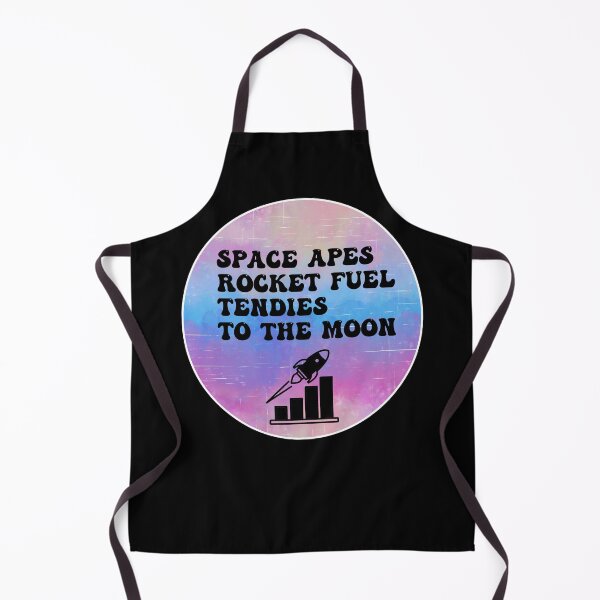 Item preview, Space Apes Rocket Fuel Tendies To the Moon | Groovy Retro Vibes in Purplish designed and sold by Rabbitti.
