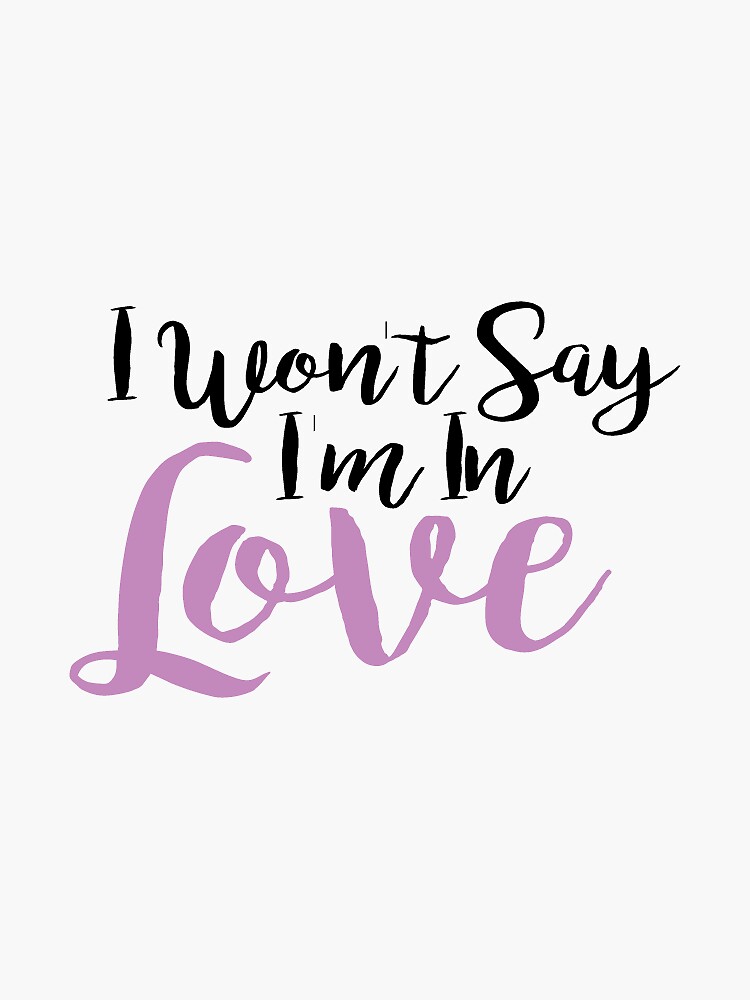 i wont say im in love lyrics i wont say im in love lyrics
