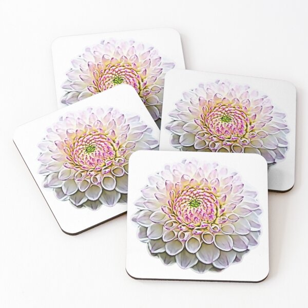 Item preview, Cartoonified White Dahlia designed and sold by Amberjays.