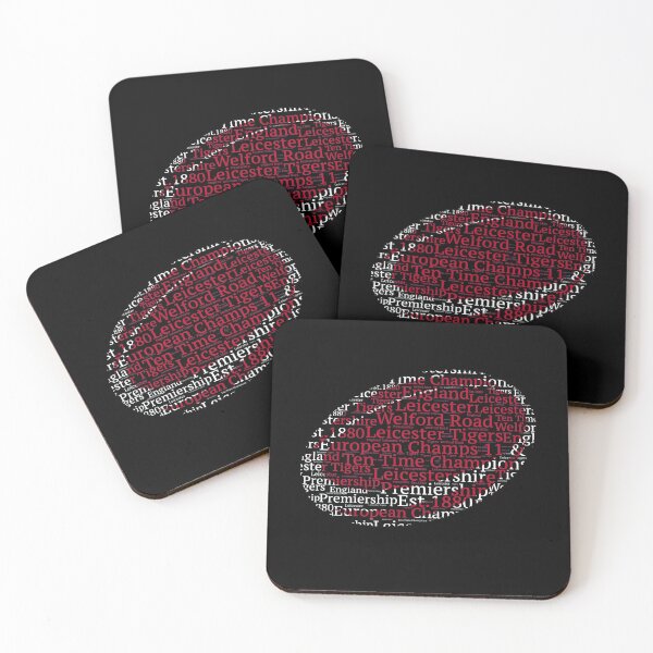 Item preview, Leicester English Rugby Union Gift Tigers Fan Word Art Ball designed and sold by ScrumAllYeFaith.