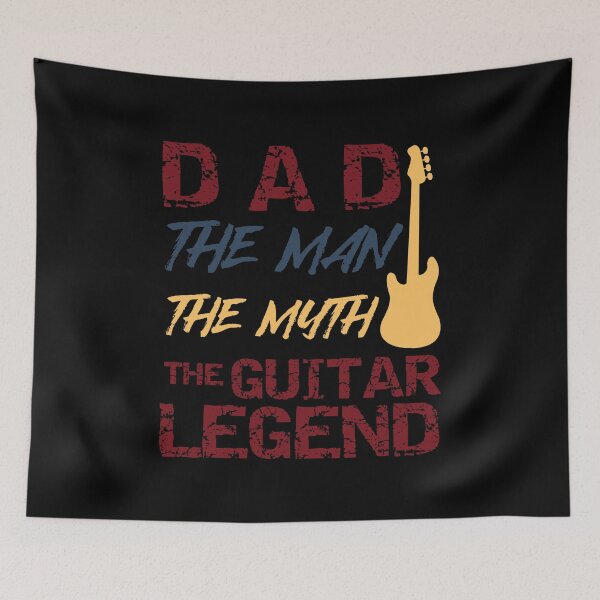 Item preview, Dad The Man The Myth The Guitar Legend Father's Day designed and sold by OmmeDesigns.