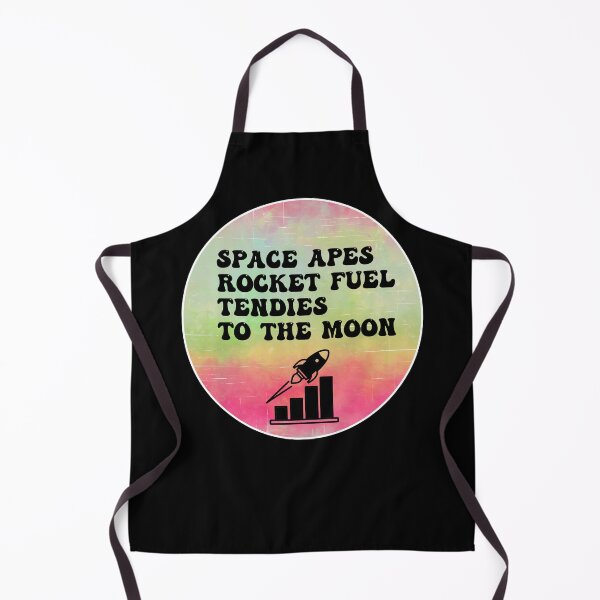 Item preview, Space Apes Rocket Fuel Tendies To the Moon | Groovy Retro Vibes in Unicorn designed and sold by Rabbitti.