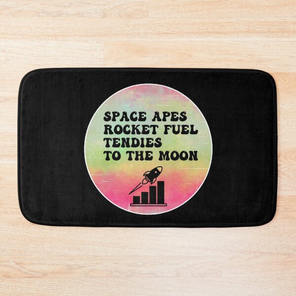Item preview, Space Apes Rocket Fuel Tendies To the Moon | Groovy Retro Vibes in Unicorn designed and sold by Rabbitti.