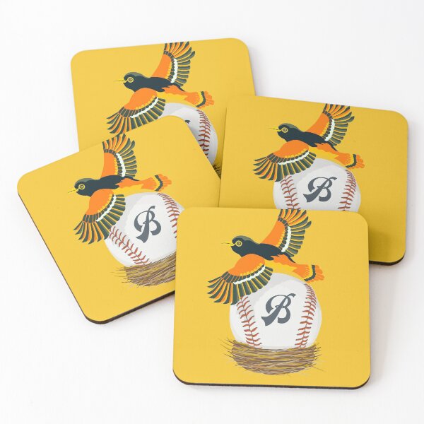 Item preview, Play Ball! Oriole Baseball With Initial B designed and sold by Lisa Rotenberg.
