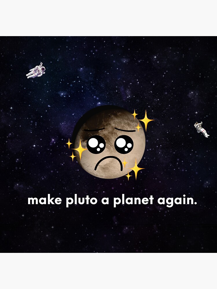 Make Pluto A Planet Again Sticker For Sale By Drmrhooman Redbubble 9415