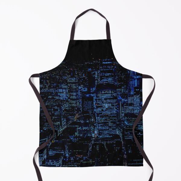 Item preview, London Skyline in Shades of Blue designed and sold by jerankin.