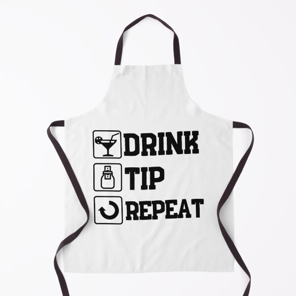 Item preview, Drink Tip Repeat Bartender Gifts and Shirts designed and sold by Mesyo.