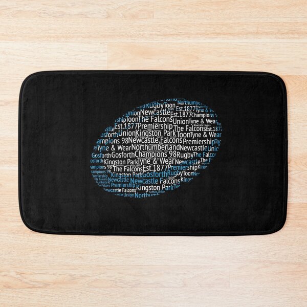 Item preview, Newcastle Rugby Union Gift Falcons Fan Word Art Ball designed and sold by ScrumAllYeFaith.