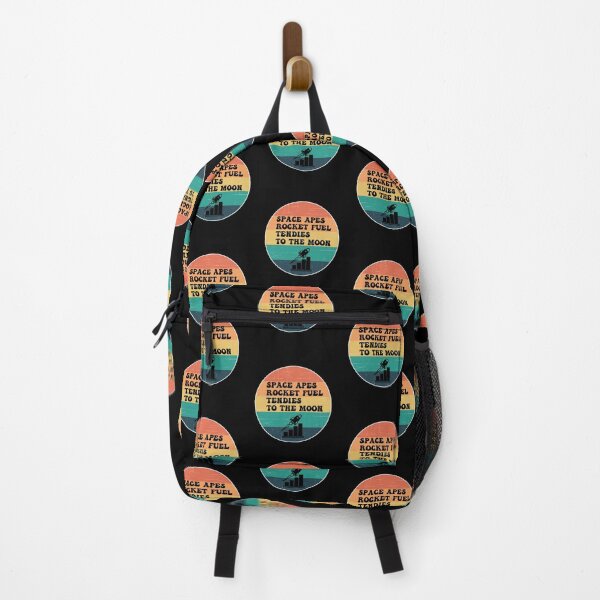 Item preview, Space Apes Rocket Fuel Tendies To the Moon | Groovy Retro Vibes Full Sunset designed and sold by Rabbitti.