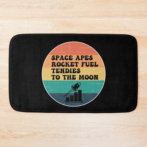 Item preview, Space Apes Rocket Fuel Tendies To the Moon | Groovy Retro Vibes Full Sunset designed and sold by Rabbitti.