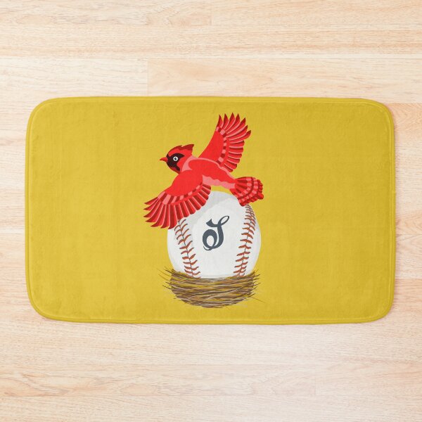 Item preview, Play Ball! Cardinal Baseball With Initial S designed and sold by Lisa Rotenberg.