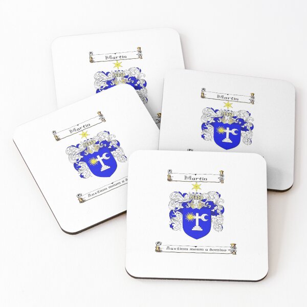 Item preview, Martin Family Crest and Motto designed and sold by Hibernia29.