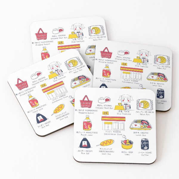 Item preview, Konbini - Japanese Kawaii Convenience Store Vocabulary Sheet designed and sold by nonoho.