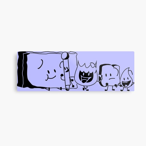 BFDI Characters  Poster for Sale by LadyShop0