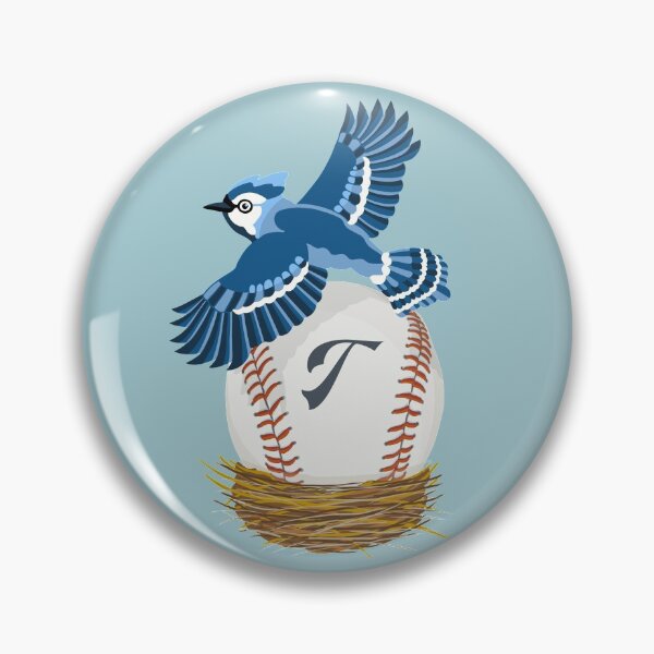 Item preview, Play Ball! Blue Jay and Baseball with Initial T designed and sold by Lisa Rotenberg.
