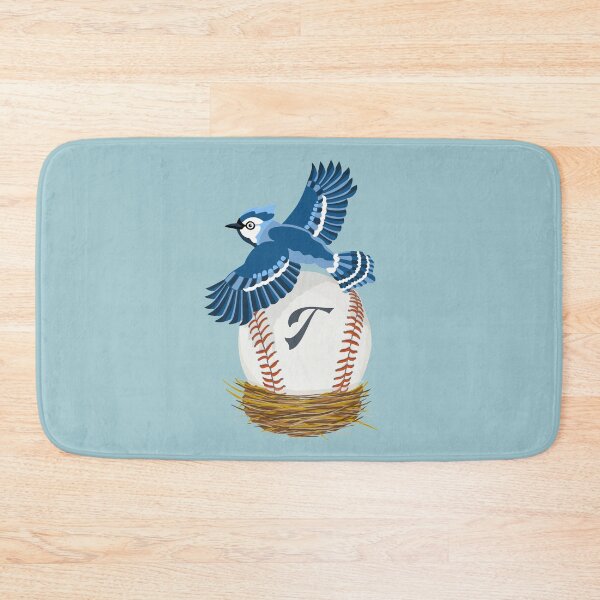 Item preview, Play Ball! Blue Jay and Baseball with Initial T designed and sold by Lisa Rotenberg.