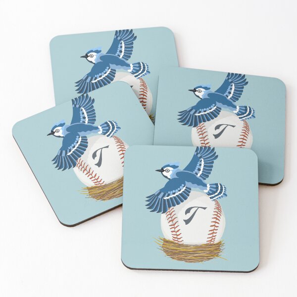 Item preview, Play Ball! Blue Jay and Baseball with Initial T designed and sold by Lisa Rotenberg.