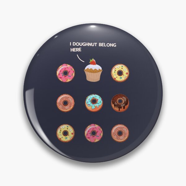 Item preview, Doughnut Cupcake Muffin Pun Baking Cute Funny Cake Humor designed and sold by sillyquestions.
