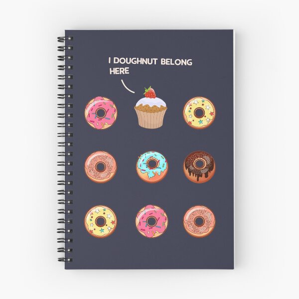 Item preview, Doughnut Cupcake Muffin Pun Baking Cute Funny Cake Humor designed and sold by sillyquestions.