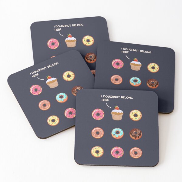 Item preview, Doughnut Cupcake Muffin Pun Baking Cute Funny Cake Humor designed and sold by sillyquestions.