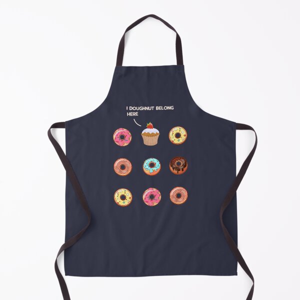 Item preview, Doughnut Cupcake Muffin Pun Baking Cute Funny Cake Humor designed and sold by sillyquestions.