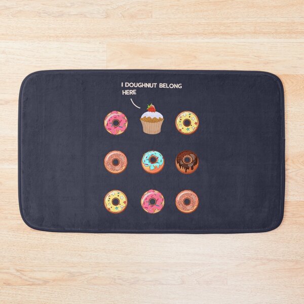 Item preview, Doughnut Cupcake Muffin Pun Baking Cute Funny Cake Humor designed and sold by sillyquestions.