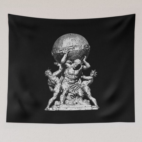 Item preview, Atlas Greek Mythology Illustration Greece Greek Gods designed and sold by NUMAcreations.